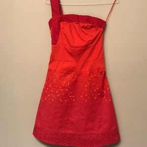Vintage looking one strap dress